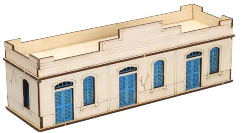 TTETTZ 3D Holzpuzzle Miniatur Holzhaus Architektur Modellbausatz Bastelset Unbemalt DIY Projekt für Heimwerker Jugendliche Dekoration Bastelprojekte, Wohnung