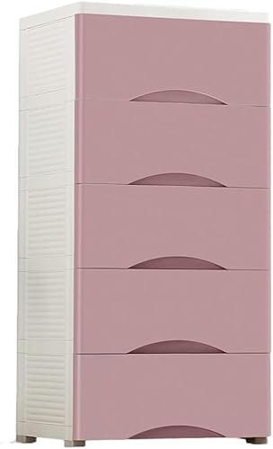 Kinder-Kleiderschrank, 4-lagig, Kunststoff, 50 cm breit, Pink