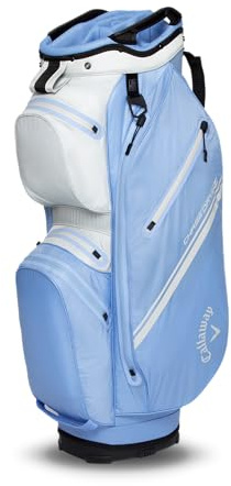 Callaway Golf Chase Dry - Bolsa Impermeable para Carrito 2025, Plateado/Hortensia