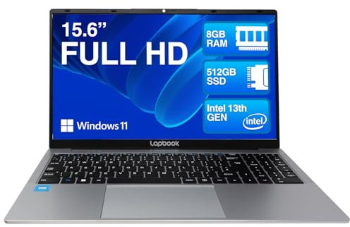 15.6 Full HD Laptop - 8GB RAM 512GB M.2 SSD Windows 11 Home, Dual-Band WiFi, Integrated Webcam - S15 N2 15 Inch Lightweight Laptop