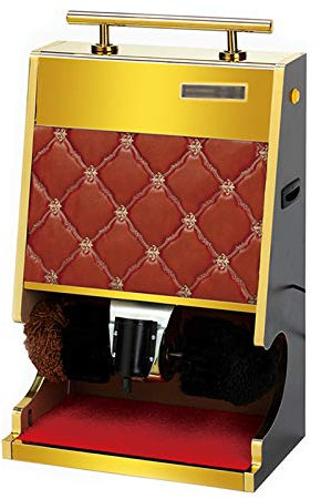 MYXJX limpiabotas eléctrico, Máquina for Ocasiones públicas aplicada a la máquina eléctrica de Zapatos con Cepillo eléctrico for Zapatos, for el hogar, vestíbulo de Hotel, J