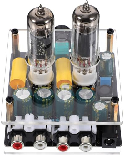 OATIPHO 6K4 Tube Preamp Board DC12-16V HiFi Stereo Preamplifier for Turntable Record Player Phono Audio Amplifier DIY Home Theater Tube Amp