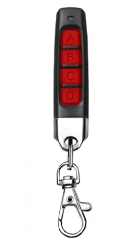 Telecomando Apricancello 4-1pc Controllo Telecomando 433MHz Controller Di Copia Wireless Per Autore Del Garage Apri Apertura Clona Duplicatore(Red)