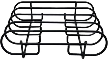 Vhjlfig Supporti per Costine per Grigliata | 4 Fessure Acciaio Inossidabile Antiaderente Supporto per Griglia,Supporto per Grigliare E Arrostire La Carne di Costine - per Casa Cucina Picnic Barbecue