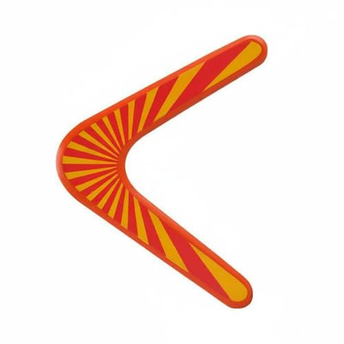 JunZheHub Boomerang Infantil Madera Juguete Exterior Diseño Cuerpo Redondeado Permite Fácil Captura Adecuado para Juegos al Aire Libre Entretenimiento Infantil y Educación Física