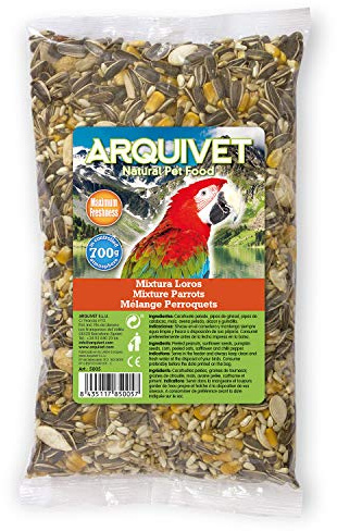 ARQUIVET - Mixtura para Loros - 700 gr - Alimento para Loros.