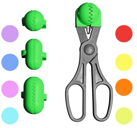 La Croquetera, Pack multiusos, 4 moldes intercambiables para masas 100 por 100 español, Patentado y fabricado en España, Color aleatorio, 1 utensilio