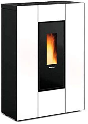 Extraflame 1283007 Marilena Plus AD Crystal Pelletofen Weiß/A+