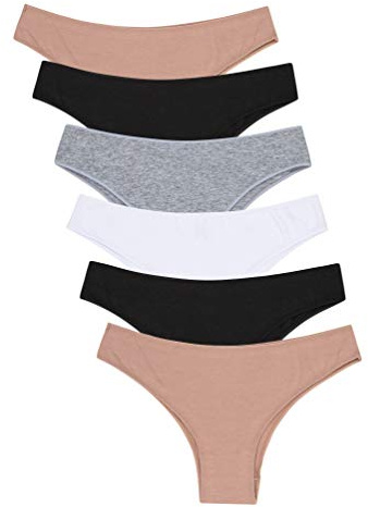 Channo Brazilianska Bomullstrosor, Fint Utförande, Seamless, 6-Pack, S-M