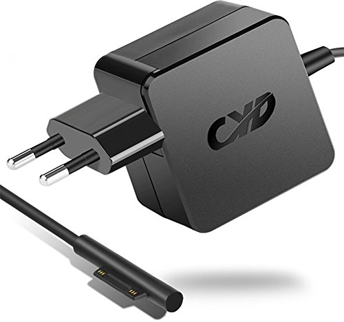 CYD 36W 12V 2.58A Notebook AC Chargeur Adaptateur pour Microsoft Windows New Surface Pro 5 Pro 4 Pro 3 i5 i7 2017 Pro 3 i5-4300u Model 1625 Power-Cord