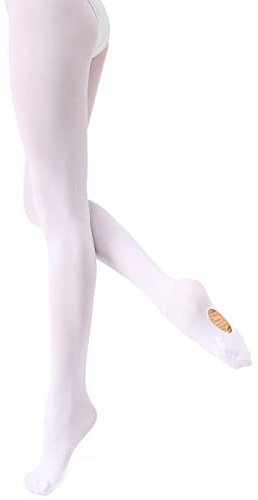 Monbessi Ballettstrumpfhose Mädchen 90D Strumpfhose Ballett Mädchen Ballett Strumpfhose Damen Tanzstrumpfhose für Kinder und Damen