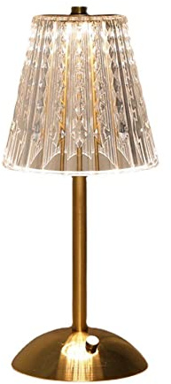 BIOSA 3 couleurs LED lampe en cristal réglable tactile lampe de Table Rechargeable sans fil créatif acrylique pour chambre salon
