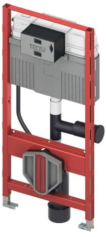 TECEprofil WC-Modul mit Uni-Spülkasten, Anschluss für Geruchsabsaugung, Bauhöhe 1120 mm, 9300303
