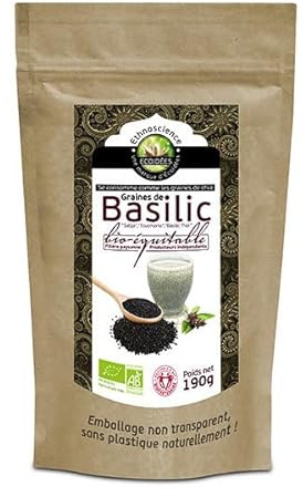 ECOIDÉES - Graines de basilic 190g - Vente à l'unité - meilleure offre