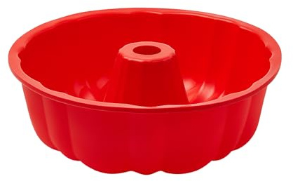 SOV silicone cake pan, silicone Cake Molds, Bakeware Non Stick 10 inch Pan for Jello,Gelatin,cake, Silicone Baking Molds for Cakes, Round Baking Pan (1 pack)
