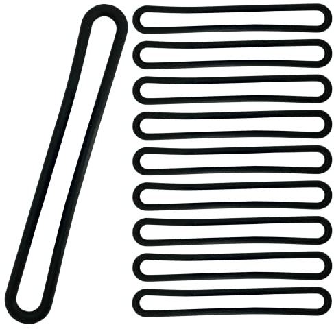 10x Spanngummi 200mm 250mm 400mm mit und ohne Haken Spannring Stroppe Planenspanner PKW Anhänger Plane (400mm)