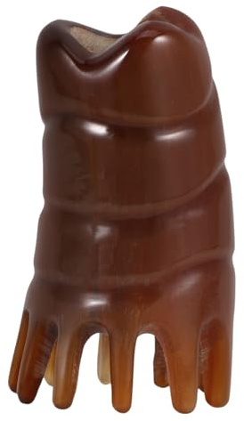 BCOATH Kopfhautmassagebürste aus Horn Shampoo Bürste mit Massagefunktion zur Kopfhautmassage und Entspannung für Haarpflege