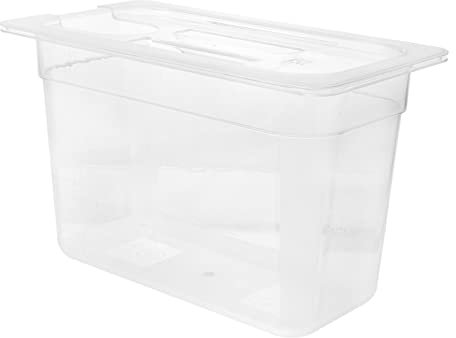 Garneck Récipient Pour Mijoteuse Couvercle Limitant Évaporation Boîte De Cuisson Sous Vide Perforée Pour Cuisson Lente à Basse Température