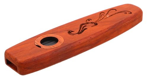 MUELODSIC Holz Kazoo für Erwachsene Leicht zu Spielen Vielseitig Einsetzbar Passend zu Ukulele und Soloauftritten für Anfänger und Profis
