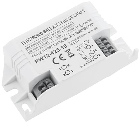 Balastro Electrónico Balasto electrónico Universal de 10-18 W y 220 V for lámparas UV esterilizadoras.