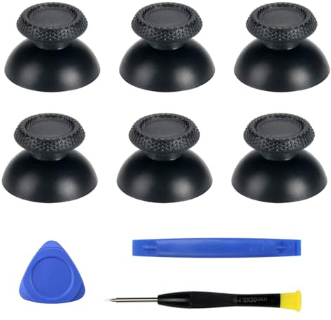 Yatrosynth Joystick Kit de Reparación de Repuesto para PS5 DualSense Controlador, con Thumbsticks de Repuesto y Kit de Reparación, Anti-Drift