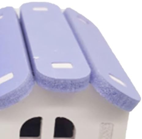 Generic Kompakt PVC Hamsterhus Gömställe, Bekväm Viloplats för Hamster, Möss, små Pälsdjur, Rundad Design, (Purpur)