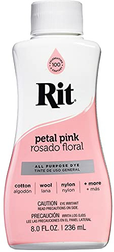 Rit Dye Liquid Stoff Dye, petal pink, 236ml