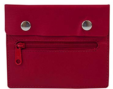 LEAS Brustbeutel Echt-Leder, rot Travel-Line