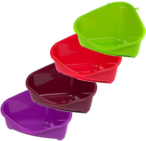 2-er Set Nagertoilette Ecktoilette Hasentoilette Größe L Sonderpreis | Auswahl Grösse S M L Mäuse Hamster Kaninchen
