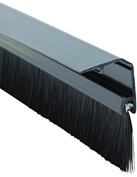 STORMGUARD 02SR0720838BL 838 mm Bottom Door Brush with Cover Clip Front to Conceal Screws - Black