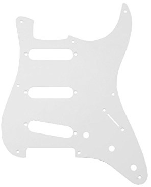 Fender 009 – 4245 – 049 Pure Vintage 1 Ply Eggshell 8-Hole Mount '56/' 59 Stratocaster Pickguard