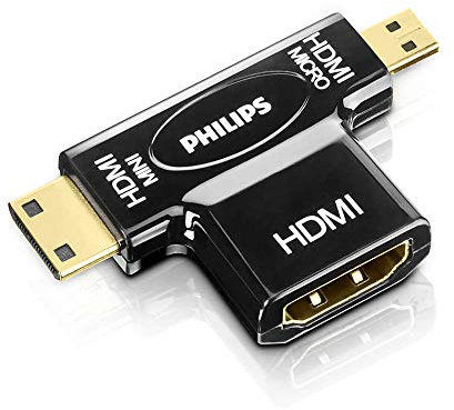 PHILIPS Adaptador HDMI SWV2429W/10 para Micro y Mini HDMI