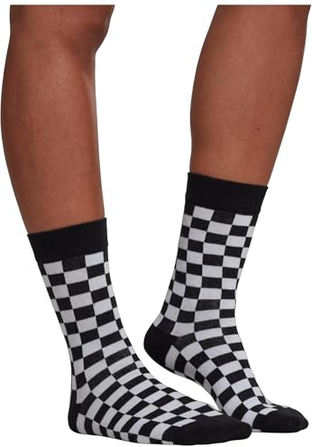 Urban Classics Accessoires Checker Socks 2-Pack