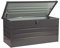 Home Deluxe - Metallaufbewahrungsbox - MEGABOX XXL, Anthrazit - 600 L Fassungsvermögen, Maße: 158 x 64 x 62 cm, verzinktes Stahlblech, wasserdicht I Aufbewahrungsbox mit Deckel Gartenbox Auflagenbox