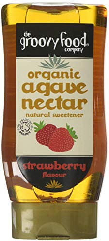 Groovy Food Company, Organic Agave Nectar, Strawberry, 750 ml (Pack of 3)