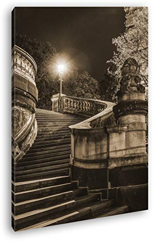 Leinwandbild Wunderschöne Architektur in Dresden – Pracht der Geschichte Format: 60x40 cm Effekt: Sepia XXL Kunstdruck Bild auf Keilrahmen/Wandbild/Wohnzimmer Deko
