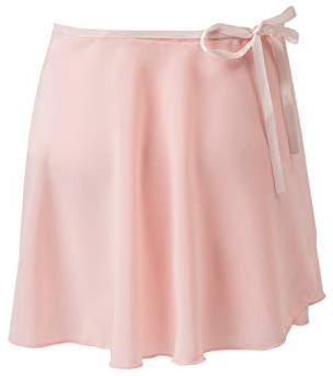 Tancefair Ballettrock Mädchen Wickelrock Tanz Rock Chiffon Wickelrock mit Verstellbarer Taillenbindung für Mädchen und Damen