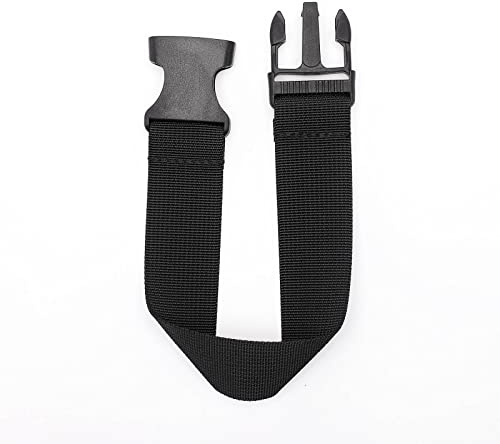 ehbn9 Belt Extender for Fanny Pack Strap Extension Waist Bag Belts Black