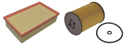 febi bilstein 100468 Luftfilter , 1 Stück & 47827 Ölfilter mit Dichtringen , 1 Stück