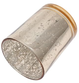 AOKWAWALIY 2 Stück Glaskerzenbecher Teelichthalter Aus Glas Für Hochzeit Deko Duftkerzen Antik Gesprenkeltes Design Mittelstück Für Tischdekoration Elegant Und Retro
