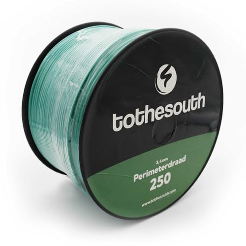 To the South® Filo perimetrico da 3,4 mm / filo di delimitazione adatto a tutti i robot tosaerba PARKSIDE - Lunghezza: 250 metri (extra forte)