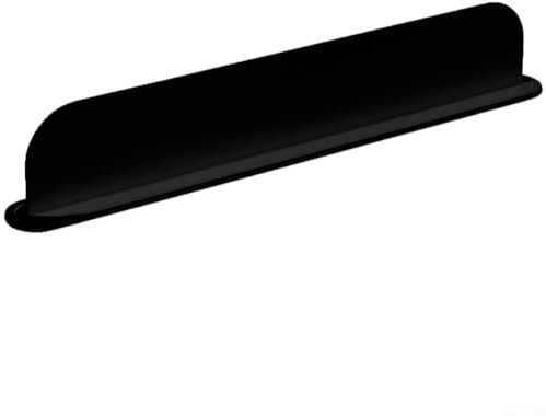 Kitchen Sink Splash Guard Scalable Sink Splatter Baffle Board with Sponge Holder(black)