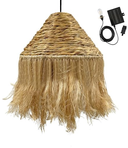 Suspension solaire LEONORA SOLAR en jacinthe d'eau avec câble hybride secteur et solaire 5m de longueur