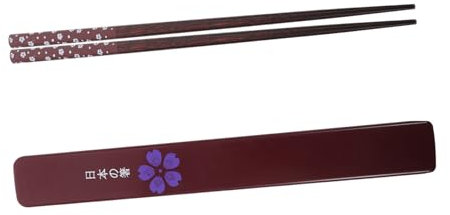 CONGARTENO Bacchette Cinesi Riutilizzabili in per Design e Accessorio per Ramen e Sushi Set da 1 Confezione