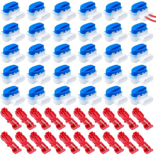 Lot de 30 connecteurs de câble étanches à 3 broches pour robot tondeuse, 314 bornes de connexion, 20 bornes de câble, connecteurs de câble pour robot tondeuse Gardena