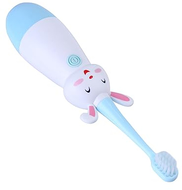PACKOVE 2sets Cartoon Sonic Vibrating Boys and Girls Toothbrush Oral Electric Battery Operated Comfortable Bristles
