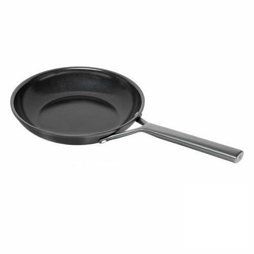 ZWILLING Milano, padella da 24 cm, in alluminio, rivestimento antiaderente in ceramica, senza PFAS, adatta a piani cottura a induzione, lavabile in lavastoviglie, made in Italy, colore nero