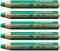 STABILO - Buntstift, Wasserfarbe & Wachsmalkreide - woody 3 in 1-5er Pack - dunkelgrün
