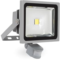 LED-Strahler 30 Watt mit Infrarot-Bewegungsmelder Flutlicht Baustrahler Scheinwerfer Strahler - POWLI241