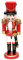 Dekohelden24 Wunderschöner Nussknacker Soldat, in rot, klassisch, ca. 35 cm
